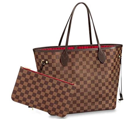 louis vuitton brown checkered handbag|louis vuitton neverfull bag brown.